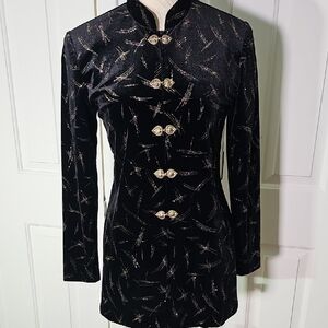 J.B.S. Black Velvet, Wimsigoth Y2K Vintage Jacket. Small.